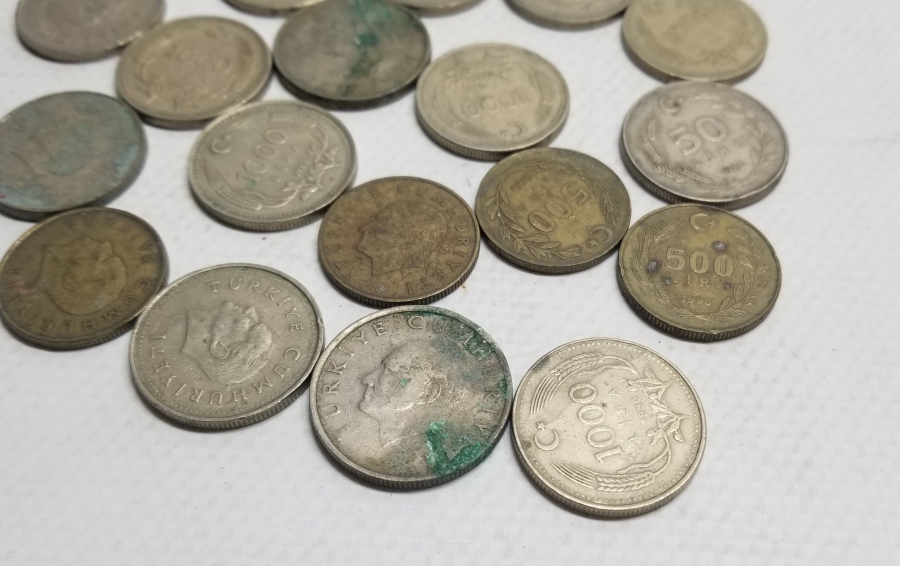 ANTİKA METAL PARA LOTU