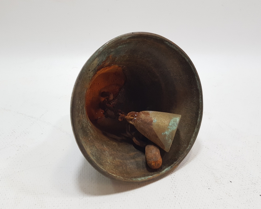 OSMANLI DÖNEMİ ÜZERİ YAZILI ÇOK NADİR OKUL ZİLİ