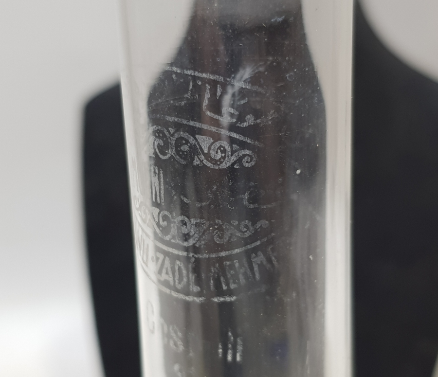 ÜZERİ OSMANLICA YAZILI ÇOK NADİR OSMANLI DÖNEMİ GAZ LAMBASI BACASI