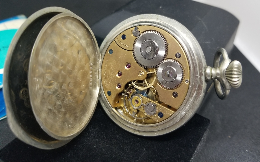 ORİJİNAL KUTUSUNDA OSMANLI DÖNEMİ LONGINES CEP SAATİ