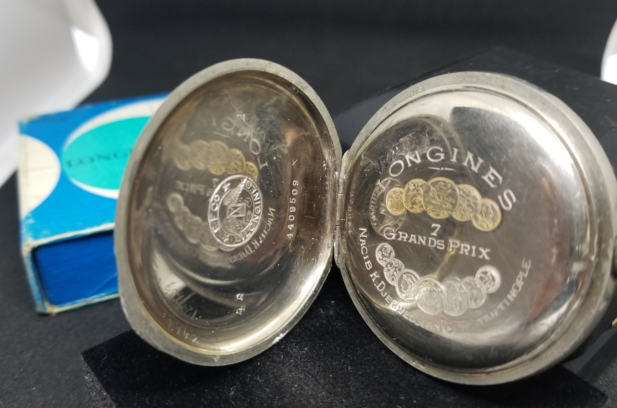 ORİJİNAL KUTUSUNDA OSMANLI DÖNEMİ LONGINES CEP SAATİ