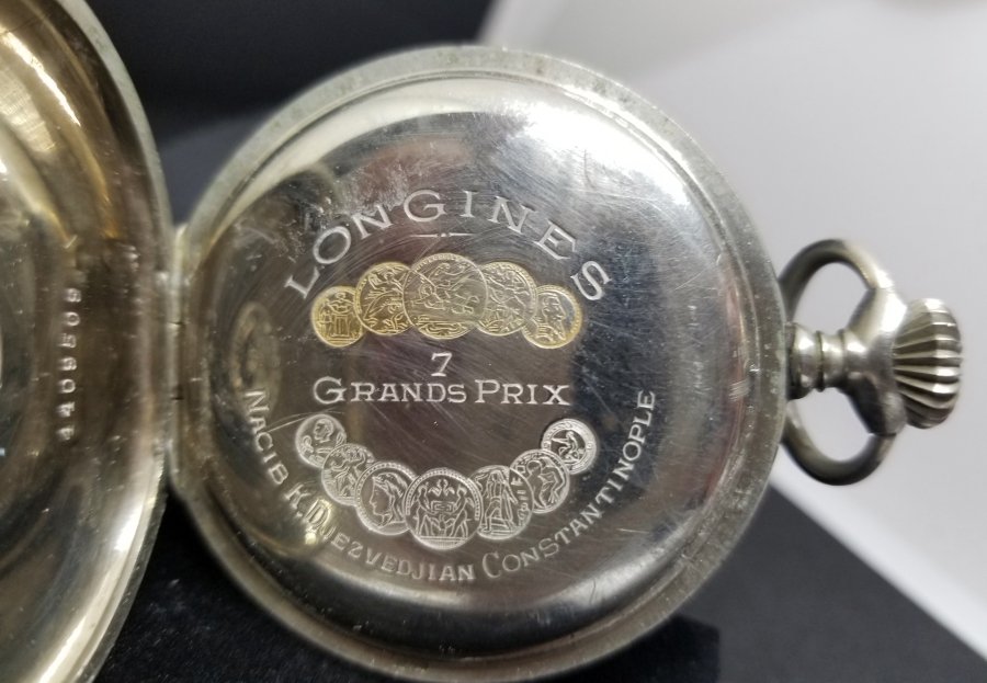 ORİJİNAL KUTUSUNDA OSMANLI DÖNEMİ LONGINES CEP SAATİ
