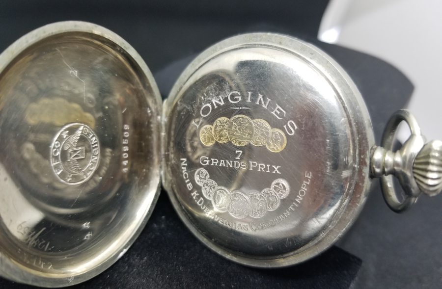 ORİJİNAL KUTUSUNDA OSMANLI DÖNEMİ LONGINES CEP SAATİ