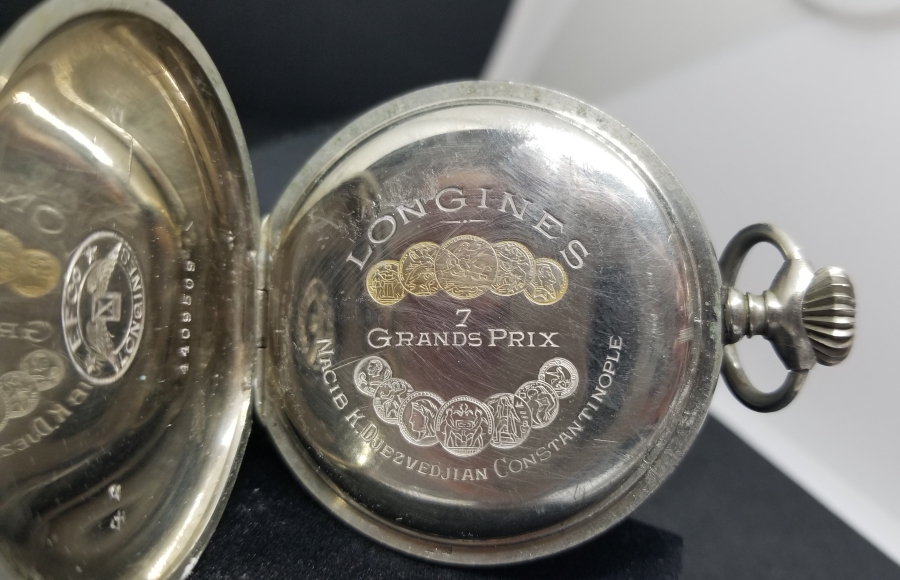 ORİJİNAL KUTUSUNDA OSMANLI DÖNEMİ LONGINES CEP SAATİ