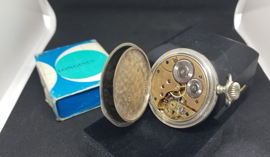 ORİJİNAL KUTUSUNDA OSMANLI DÖNEMİ LONGINES CEP SAATİ