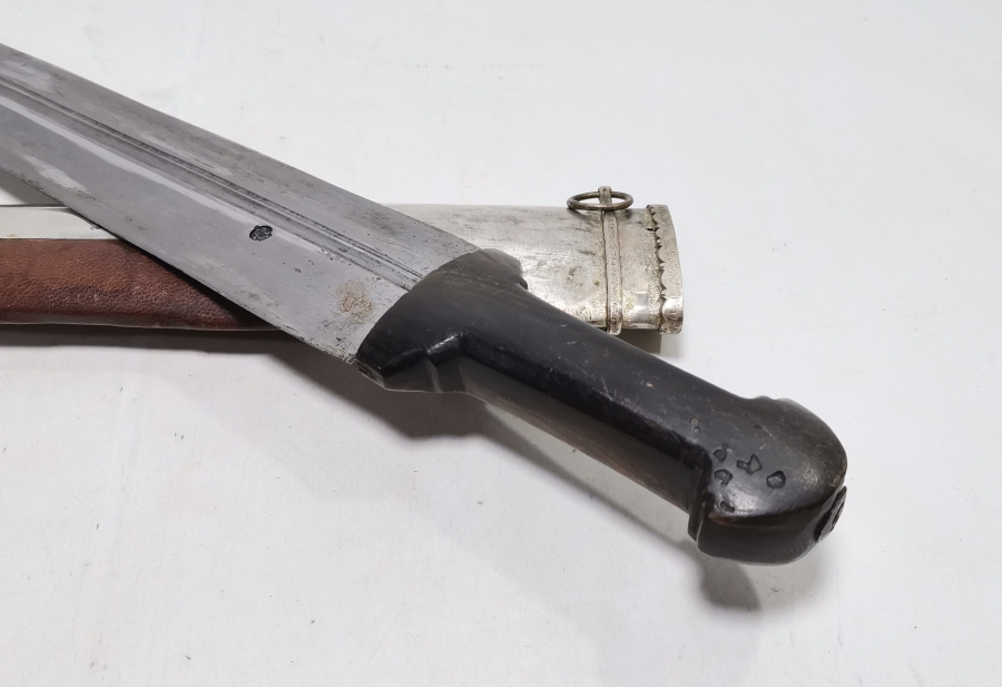 ÇİFT YÜZÜ USTA DAMGALI DEV BOYDA OSMANLI DÖNEMİ ÇERKEZ KAMASI