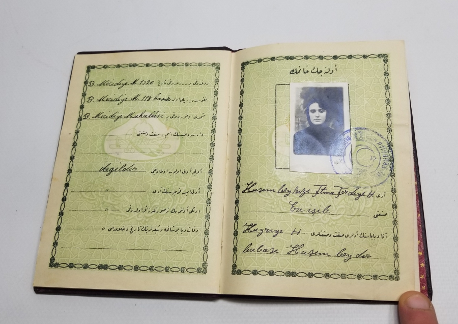 CUMHURİYET BAŞLARI VARAKLI CİLDİNDE OSMANLICA EVLİLİK CÜZDANI