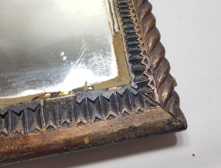 ÜZERİ OSMANLICA YAZILI OSMANLI DÖNEMİ NADİR BÜYÜK BOY AHŞAP YAVUKLU AYNASI