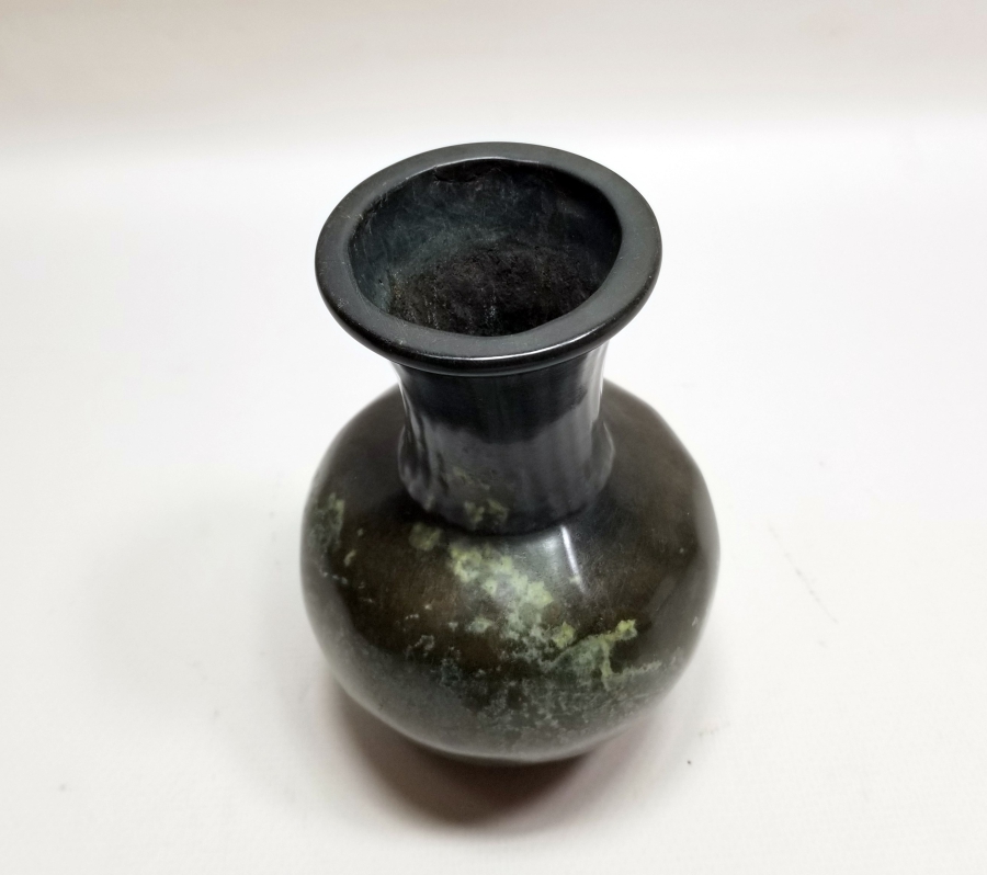 NADİR RENKTE OSMANLI DÖNEMİ BRONZ VAZO