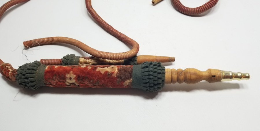 İKİ ADET ANTİKA NARGİLE MARPUCU