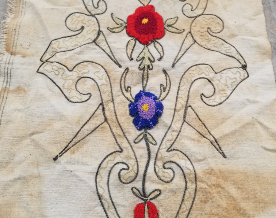 OSMANLI DÖNEMİ EL İŞİ BÜYÜK BOY PANO