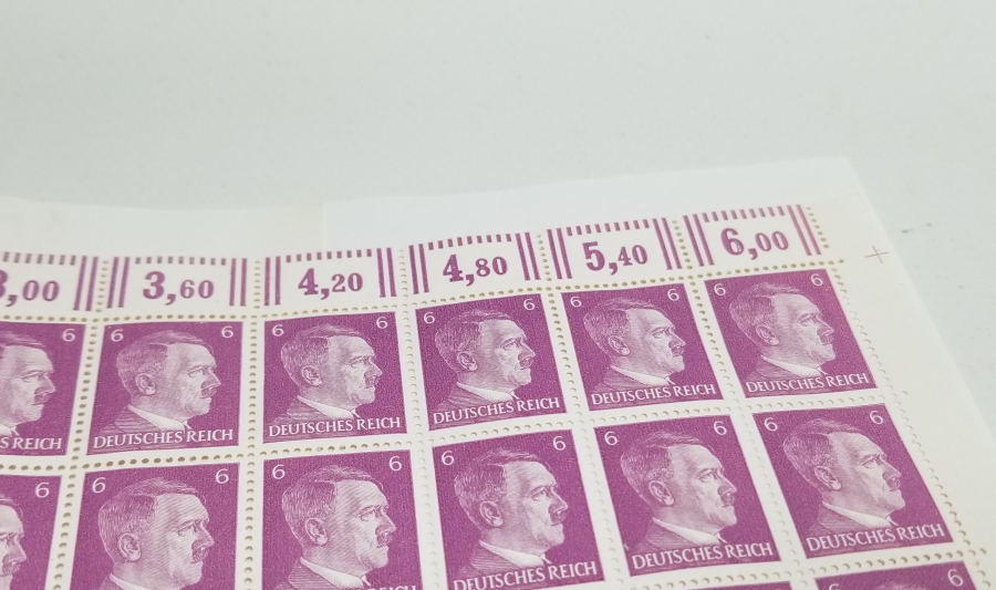 ADOLF HİTLER GÖRSELLİ NAZİ 2 ADET YÜZLÜK TABAKA PUL