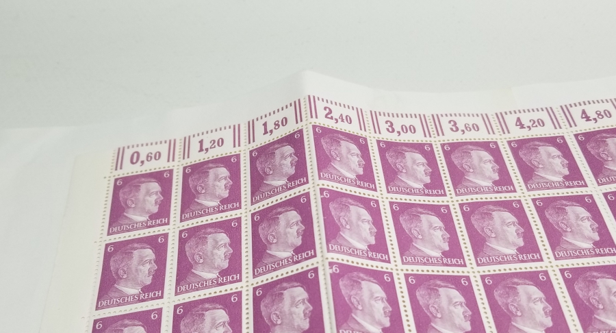 ADOLF HİTLER GÖRSELLİ NAZİ 2 ADET YÜZLÜK TABAKA PUL