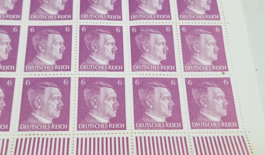 ADOLF HİTLER GÖRSELLİ NAZİ 2 ADET YÜZLÜK TABAKA PUL