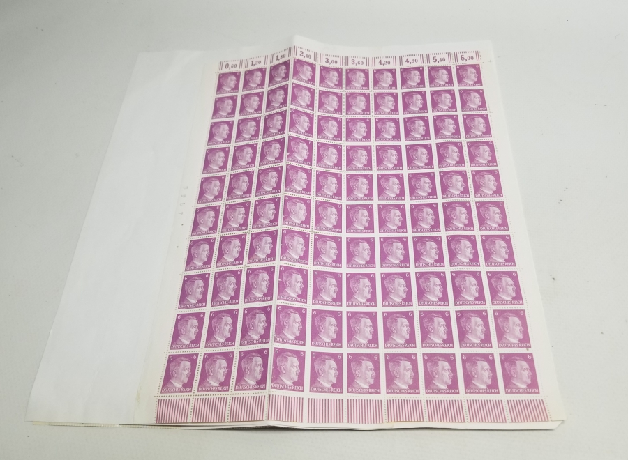 ADOLF HİTLER GÖRSELLİ NAZİ 2 ADET YÜZLÜK TABAKA PUL