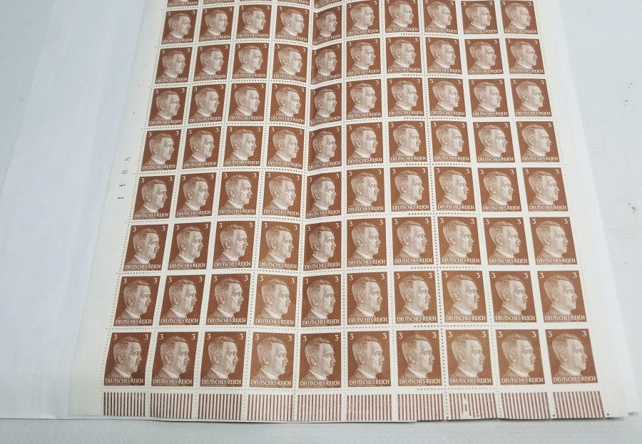 ADOLF HİTLER GÖRSELLİ NAZİ 2 ADET YÜZLÜK TABAKA PUL