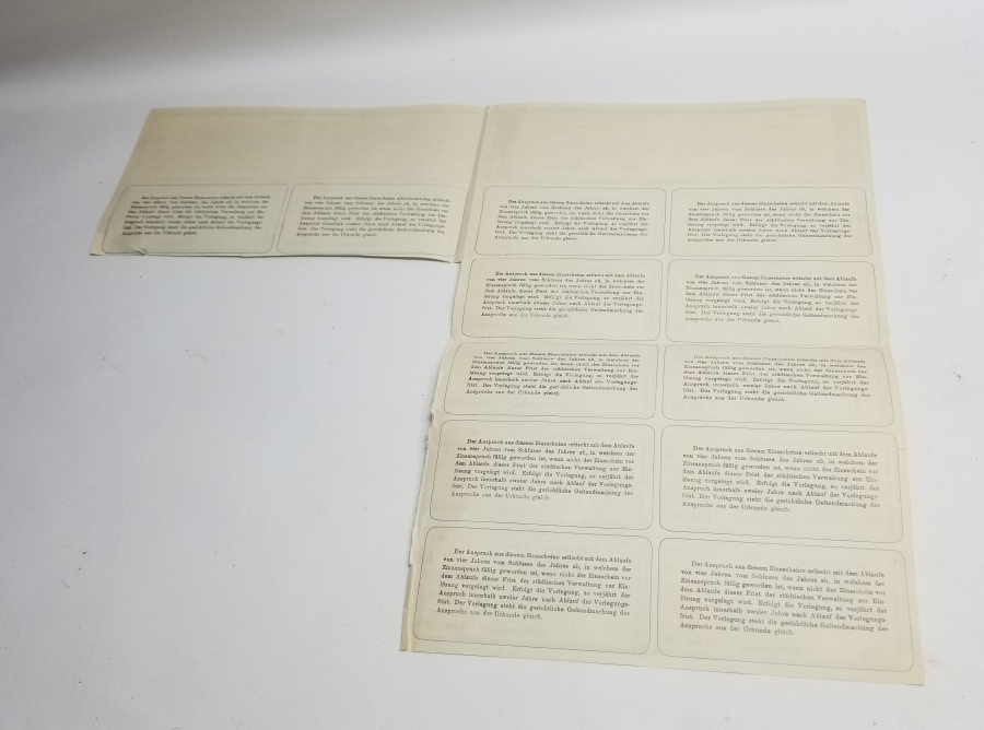 1920LERDEN ALMAN HİSSE SENEDİ