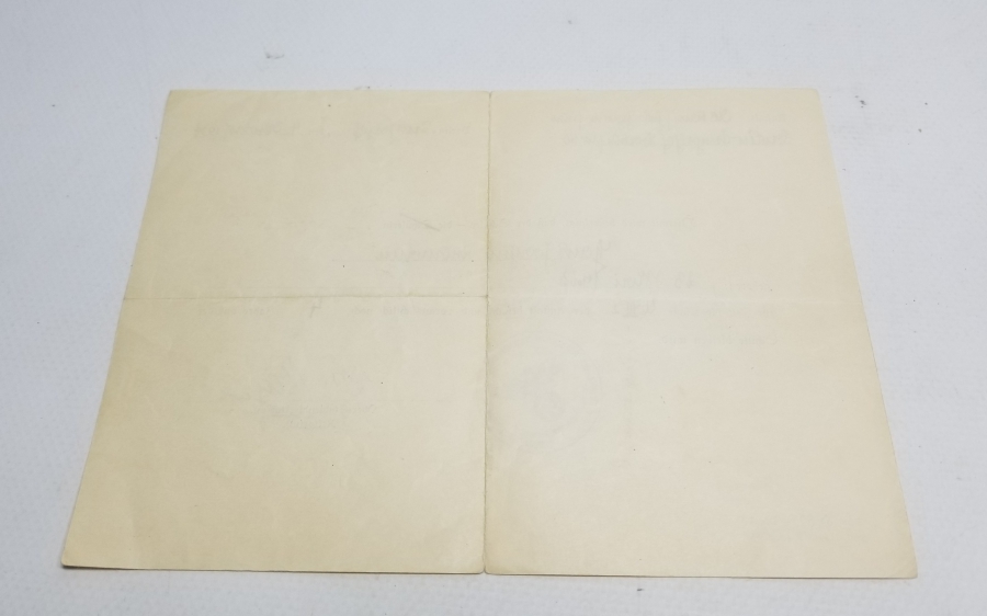 ÜZERİ NAZİ DAMGALI ALMAN EVRAK