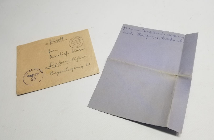 2. DÜNYA SAVAŞI DÖNEMİ NAZİ DAMGALI NADİR MEKTUP