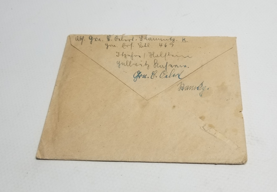 2. DÜNYA SAVAŞI DÖNEMİ NAZİ DAMGALI NADİR MEKTUP