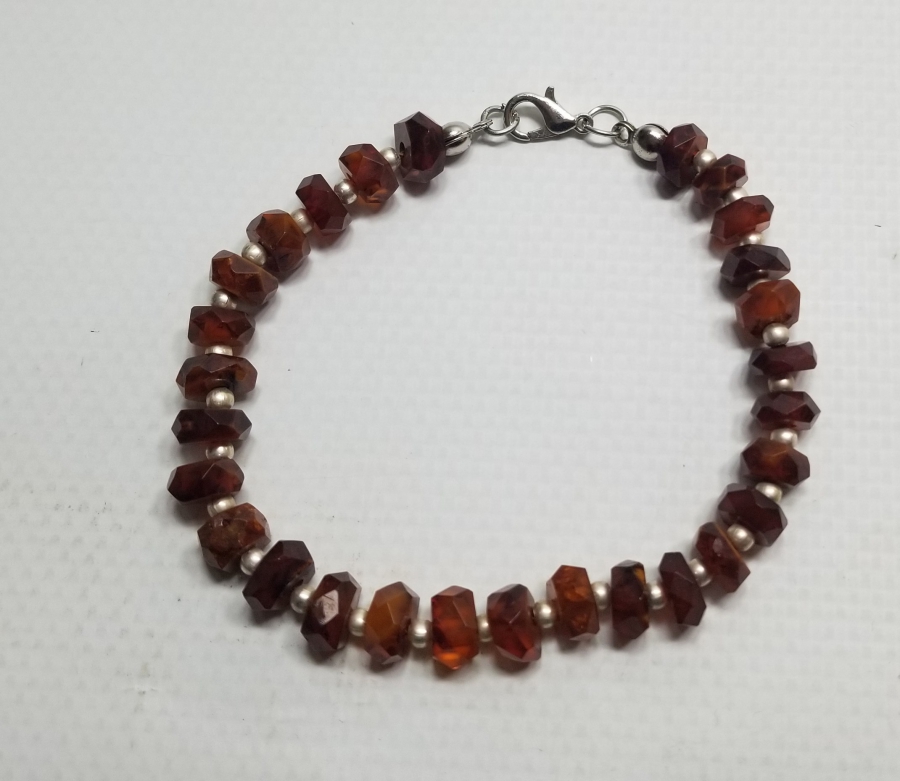 ÖZEL YAPIM DAMLA KEHRİBAR BİLEKLİK