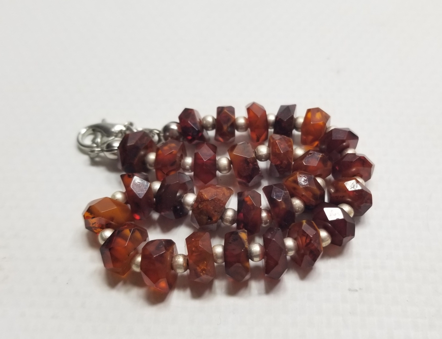 ÖZEL YAPIM DAMLA KEHRİBAR BİLEKLİK