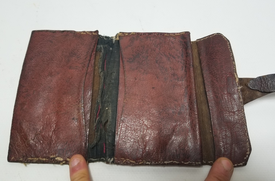 OSMANLI DÖNEMİ DERİ SUBAY CÜZDANI