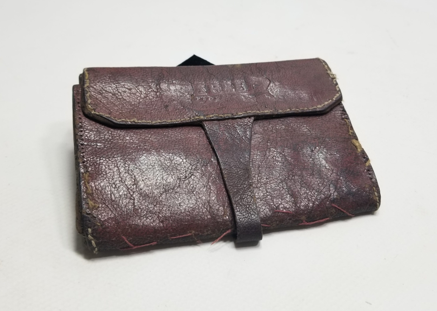 OSMANLI DÖNEMİ DERİ SUBAY CÜZDANI