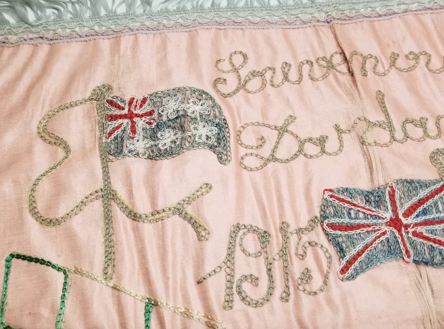 1. DÜNYA SAVAŞI ÇANAKKALE HATIRASI NADİR ÜÇLÜ İTİLAF EL YAPIMI PANO