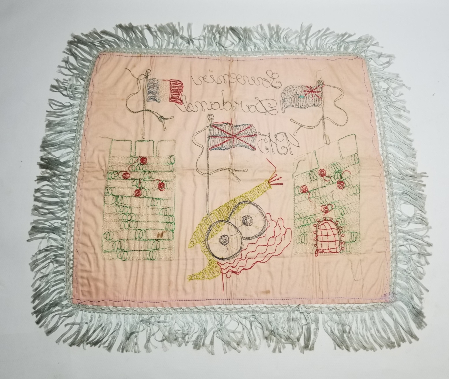 1. DÜNYA SAVAŞI ÇANAKKALE HATIRASI NADİR ÜÇLÜ İTİLAF EL YAPIMI PANO