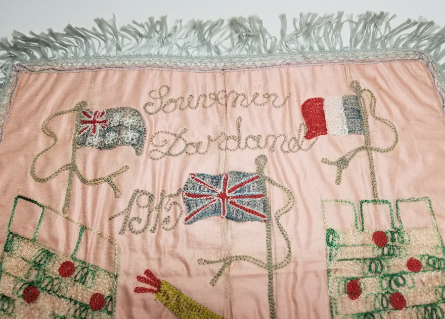 1. DÜNYA SAVAŞI ÇANAKKALE HATIRASI NADİR ÜÇLÜ İTİLAF EL YAPIMI PANO