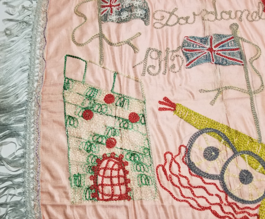 1. DÜNYA SAVAŞI ÇANAKKALE HATIRASI NADİR ÜÇLÜ İTİLAF EL YAPIMI PANO