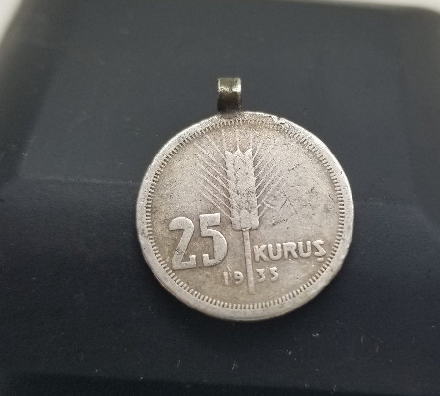 1935 GÜMÜŞ 25 KURUŞ