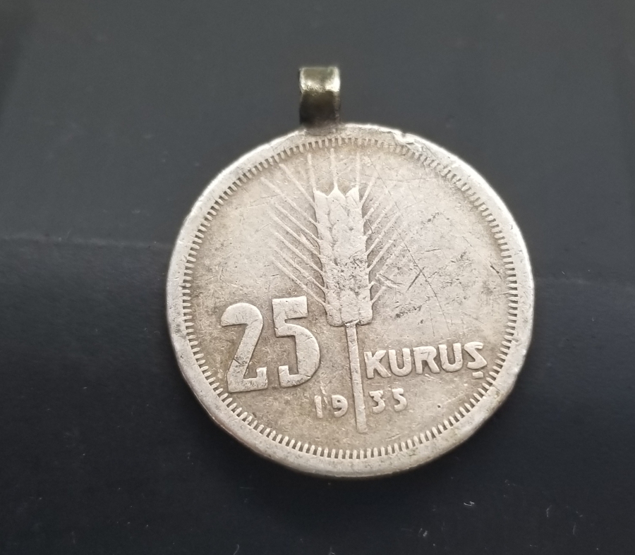 1935 GÜMÜŞ 25 KURUŞ