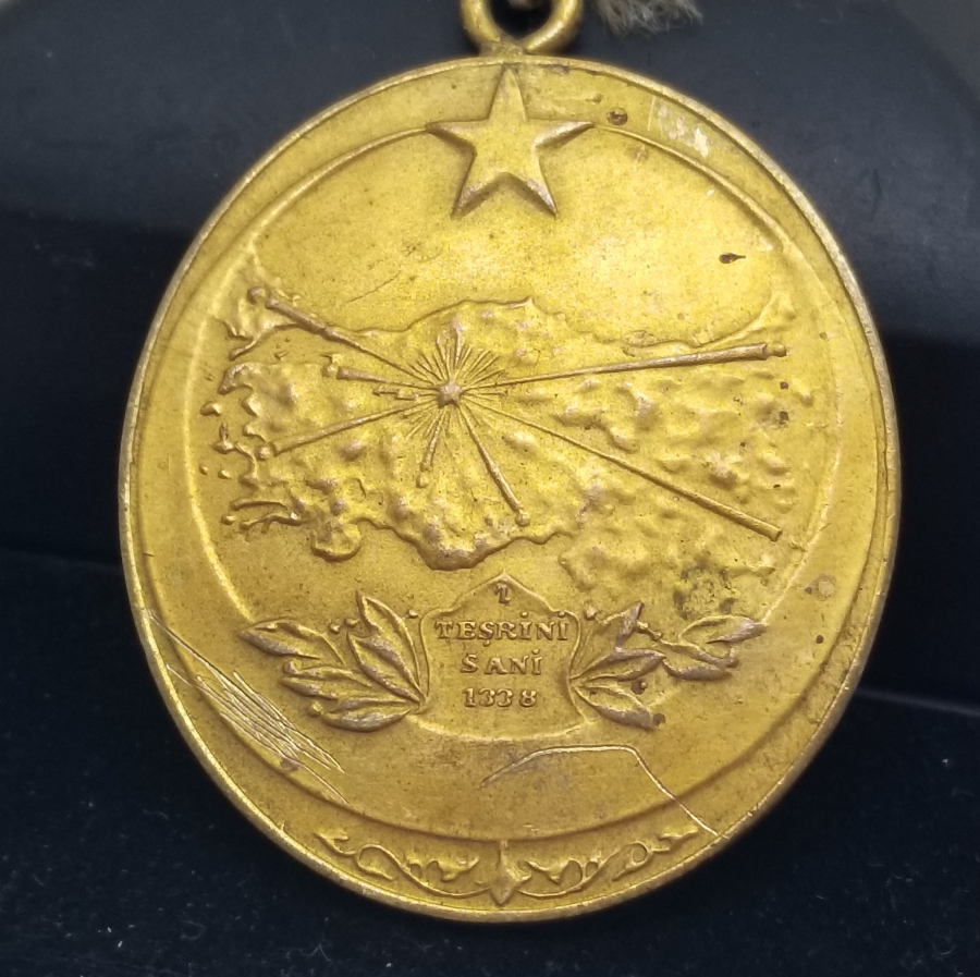 ORJİNAL ASKISI İLE İSTİKLAL SAVAŞI MADALYASI - İSTİKLAL MADALYASI