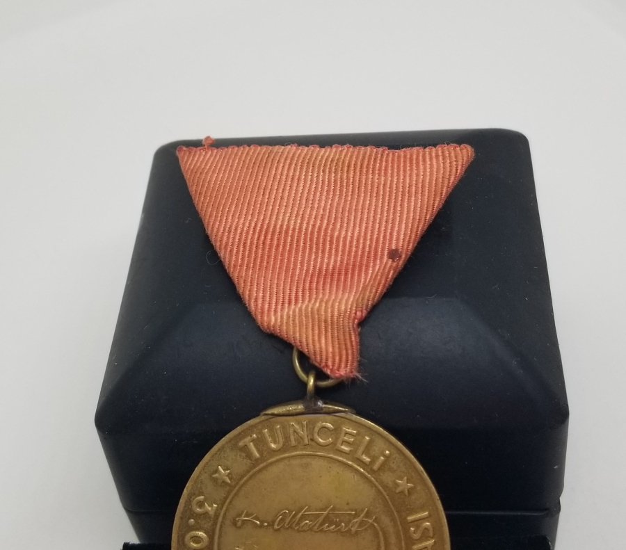 İLK 500 BASKI TUNCELİ 3.ORDU MANEVRA HATIRASI MADALYA