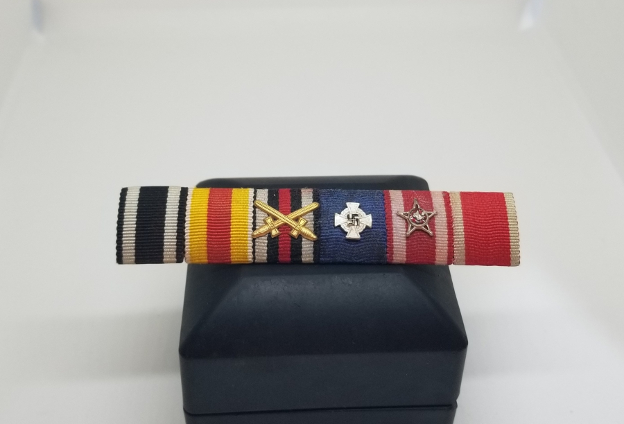 1. VE 2. DÜNYA SAVAŞINA KATILMIŞ BİR SUBAYA AİT ÇOK NADİR MİNYATÜR MADALYA BARI