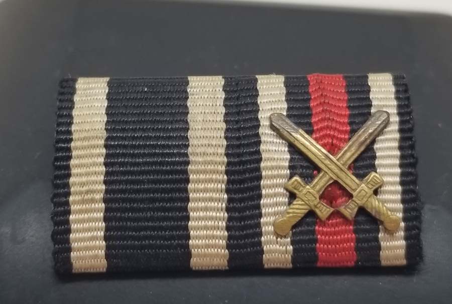 ALMAN DEMİR HAÇ VE ALMAN LİYAKAT MADALYALI NADİR ÇİFTLİ MADALYA MİNYATÜRÜ