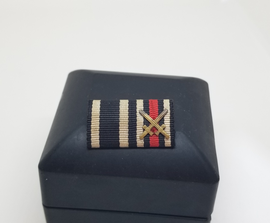 ALMAN DEMİR HAÇ VE ALMAN LİYAKAT MADALYALI NADİR ÇİFTLİ MADALYA MİNYATÜRÜ