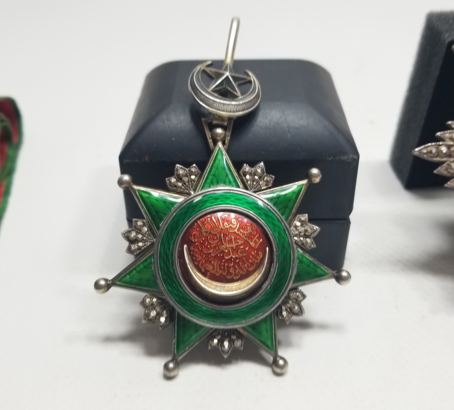 ORİJİNAL İPEK HAMAYILIYLA 2.DERECE NİŞAN-I OSMANİ MADALYASI