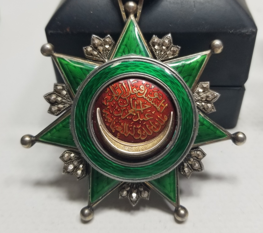 ORİJİNAL İPEK HAMAYILIYLA 2.DERECE NİŞAN-I OSMANİ MADALYASI