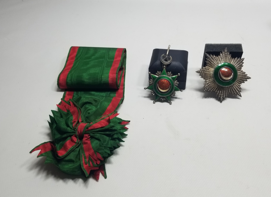 ORİJİNAL İPEK HAMAYILIYLA 2.DERECE NİŞAN-I OSMANİ MADALYASI