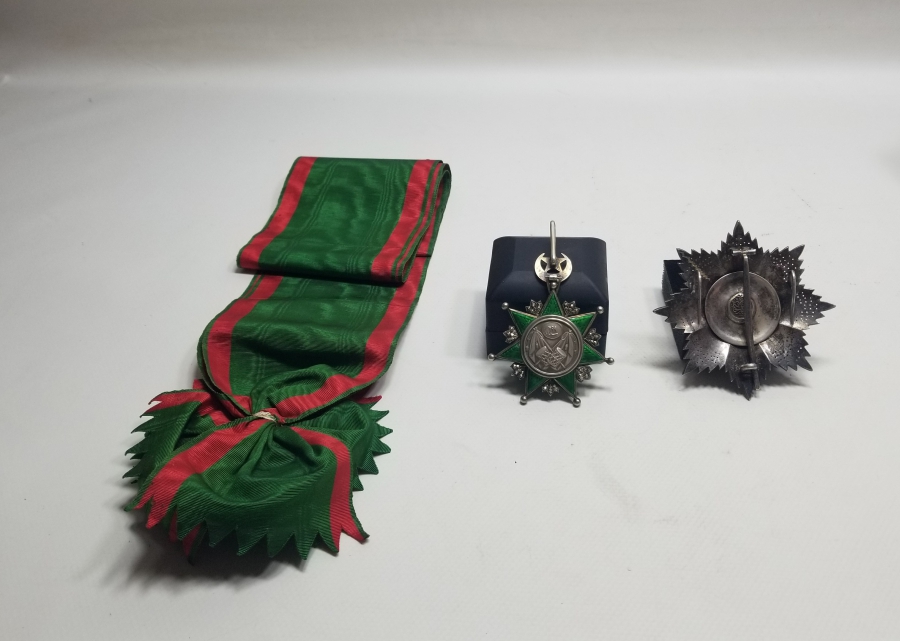 ORİJİNAL İPEK HAMAYILIYLA 2.DERECE NİŞAN-I OSMANİ MADALYASI