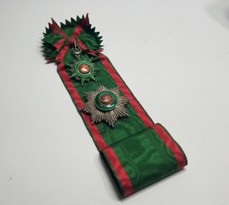 ORİJİNAL İPEK HAMAYILIYLA 2.DERECE NİŞAN-I OSMANİ MADALYASI