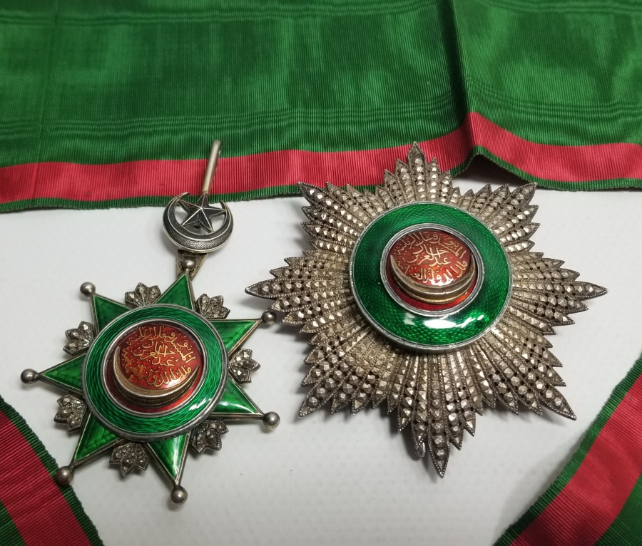 ORİJİNAL İPEK HAMAYILIYLA 2.DERECE NİŞAN-I OSMANİ MADALYASI