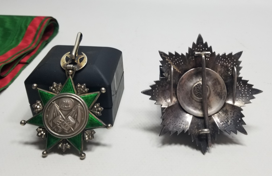 ORİJİNAL İPEK HAMAYILIYLA 2.DERECE NİŞAN-I OSMANİ MADALYASI