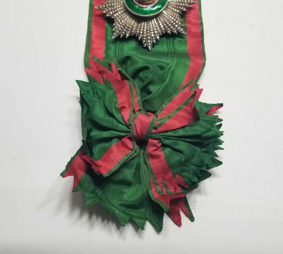 ORİJİNAL İPEK HAMAYILIYLA 2.DERECE NİŞAN-I OSMANİ MADALYASI