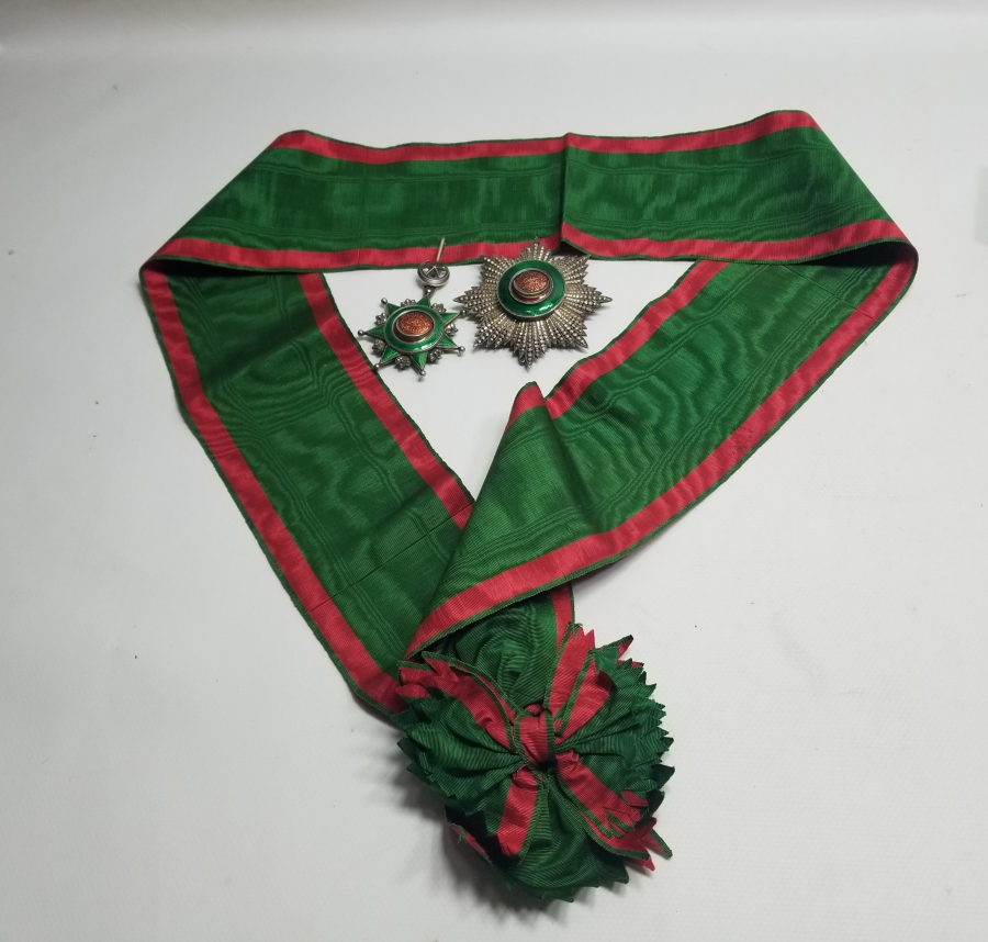 ORİJİNAL İPEK HAMAYILIYLA 2.DERECE NİŞAN-I OSMANİ MADALYASI