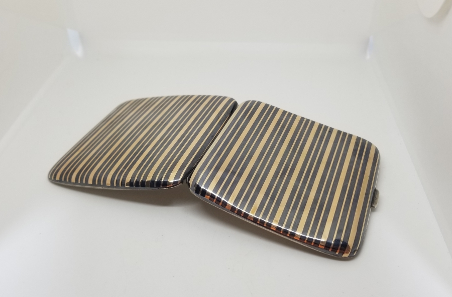 ALTIN VE SAVAT İŞÇİLİKLİ OSMANLI DÖNEMİ NADİR GÜMÜŞ SİGARA TABAKASI