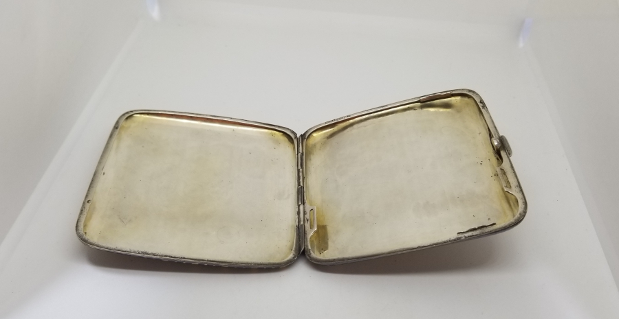 ALTIN VE SAVAT İŞÇİLİKLİ OSMANLI DÖNEMİ NADİR GÜMÜŞ SİGARA TABAKASI